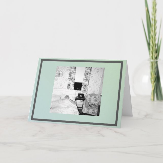 Carte De Voeux Vierge Avec Photo Drôle. (Devant)