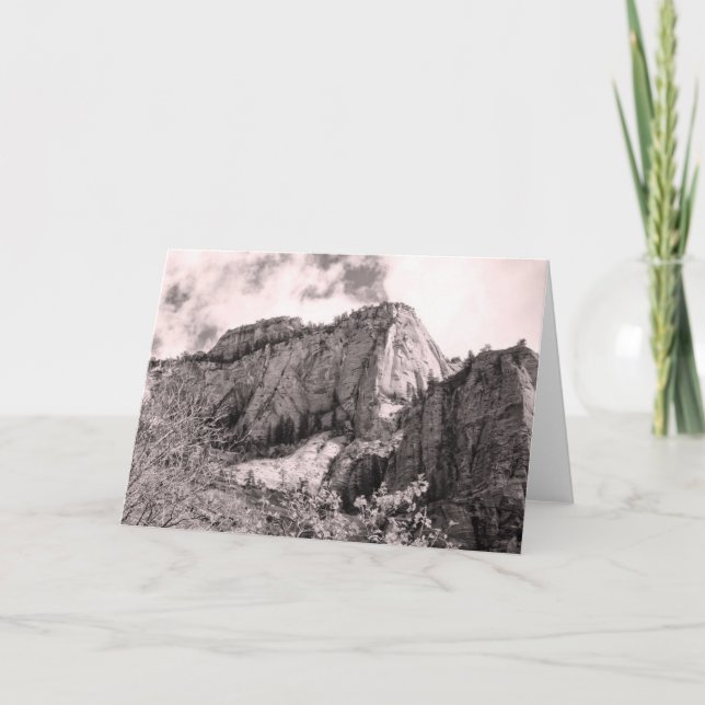 Carte de voeux vierge avec Rock Design (Devant)