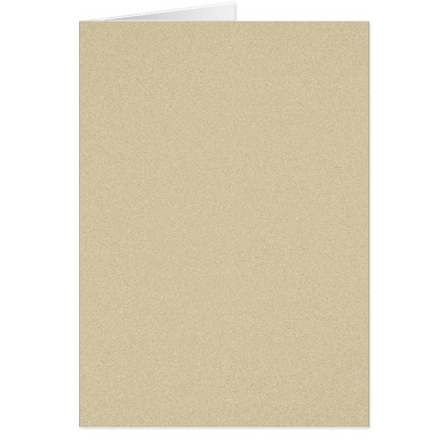 Carte de vœux vierge avec texture de sable doux en (Devant)