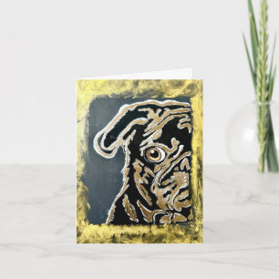 Carte de voeux vierge carlin