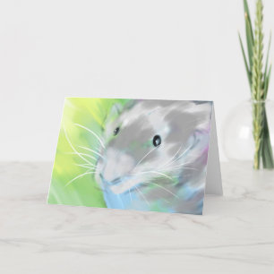 Carte de voeux vierge de "noix de muscade"