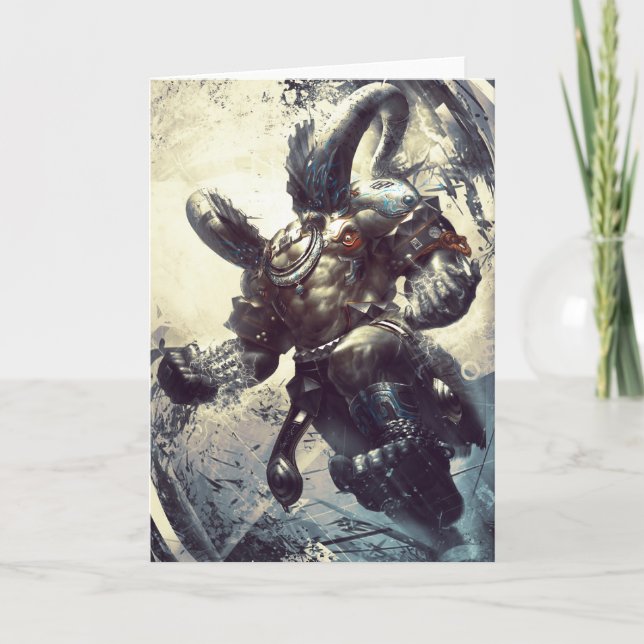 Carte de voeux vierge de Xing Tain (Devant)