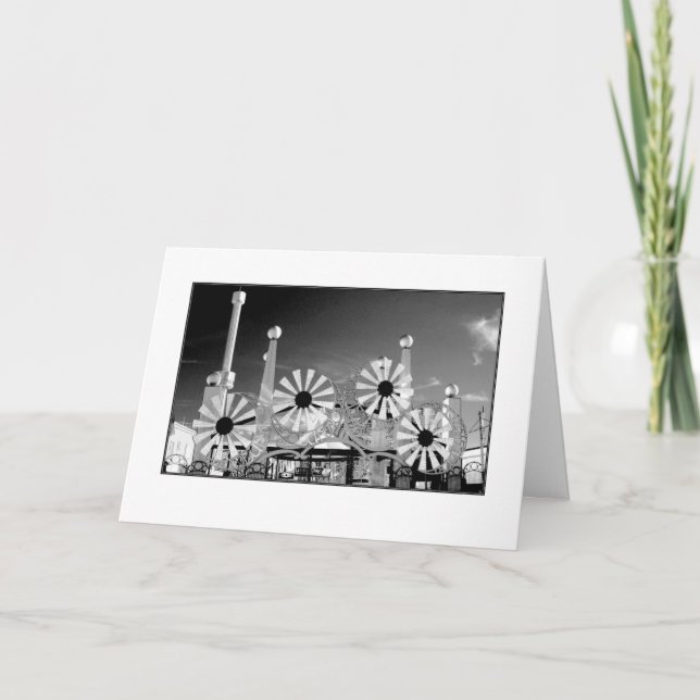 Carte de vœux vierge 'Entrée de Luna Park' (Devant)