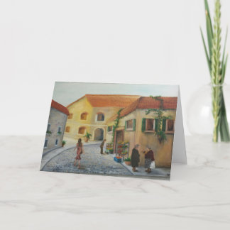 Carte de voeux vierge "In the Market"