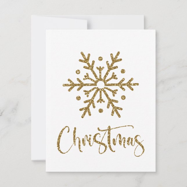 Carte de vœux vierge Joyeux Noël (Devant)