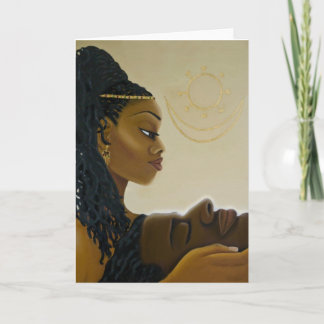 Carte de voeux vierge My King de Cezanne