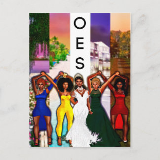 Carte de vœux vierge OES Carte postale