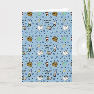 Carte de voeux vierge pliée JW "La mejor vida"