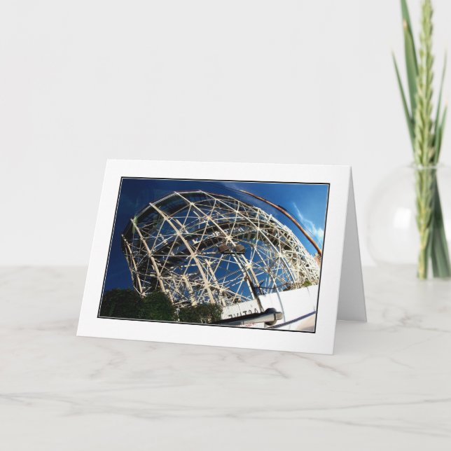 Carte de vœux vierge 'Reflet cyclonique' (Devant)