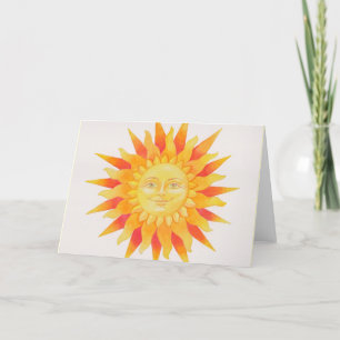 Carte de voeux vierge Sol