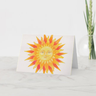 Carte de voeux vierge Sol