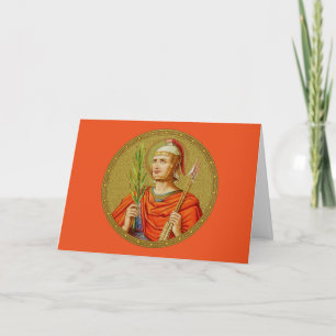 Carte de vœux vierge St. Sébastien (SNV 24) (RndIm
