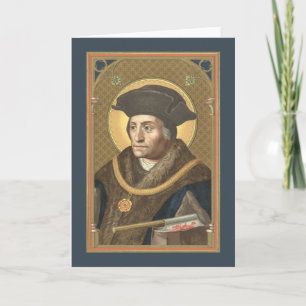 Carte de vœux vierge St. Thomas More (SAU 026) 1
