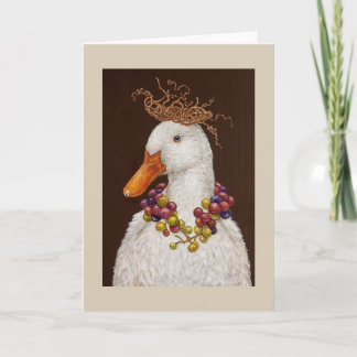 Carte de voeux Vineyard Duck