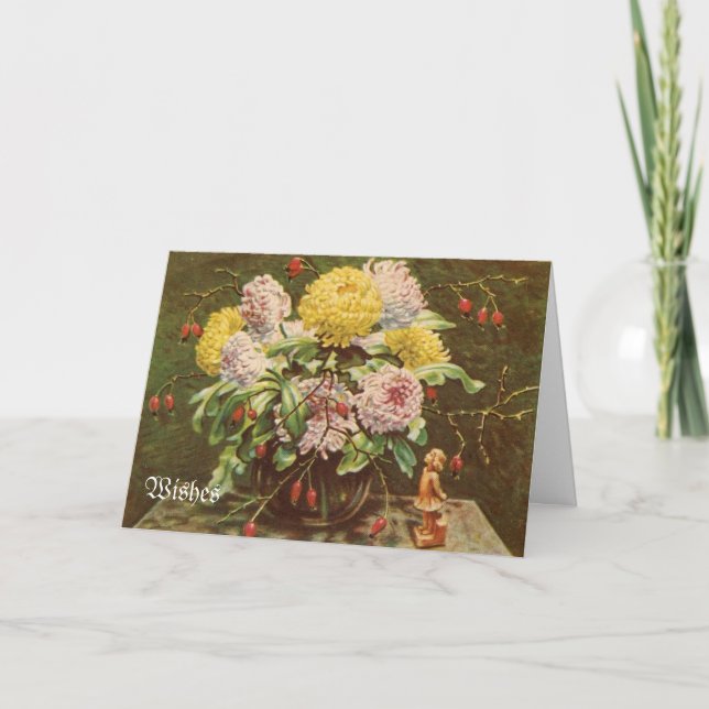 Carte de voeux vintage (Devant)