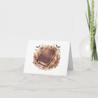 Carte de vœux vintage à la bougie avec Bible pour
