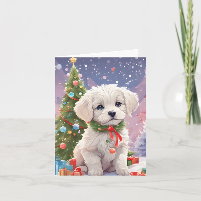 Carte de vœux vintage Bonne Année (Devant)