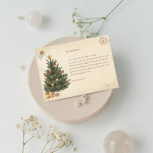 Carte de voeux Vintage Christmas Tree