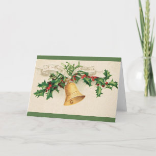 Carte de voeux vintage de Noël