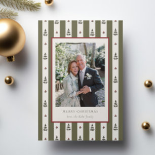 Carte de voeux vintage Motif