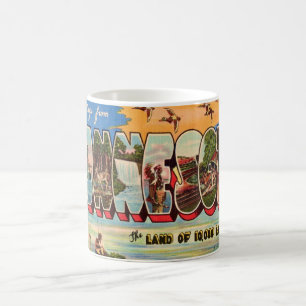 Carte de vœux vintage pour un mug Minnesota