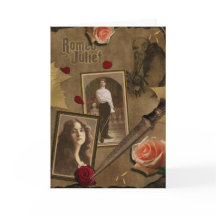 Carte de voeux vintage Romeo et Juliet Scrapbook