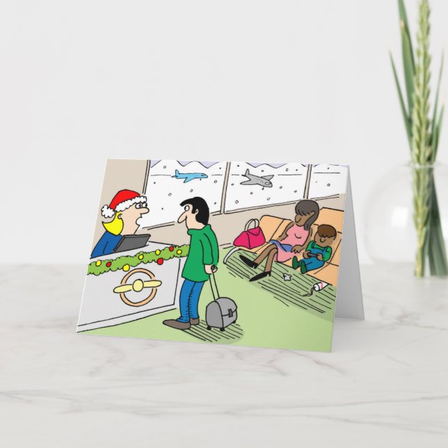 Carte de voeux Voyage vacances (Devant)