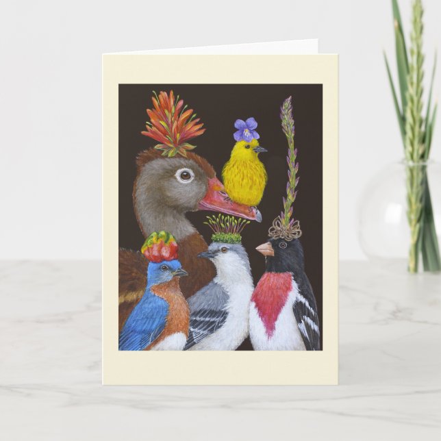 Carte de voeux Walt the Warbler and Friends (Devant)