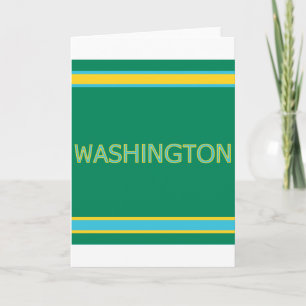 Carte de voeux Washington