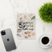 Carte de voeux Watercolor Florals