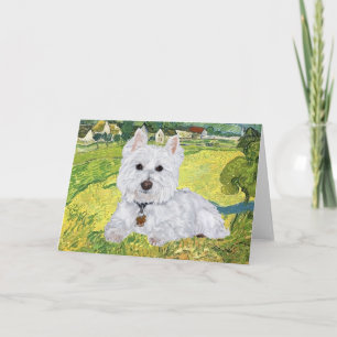 Carte de voeux Westie