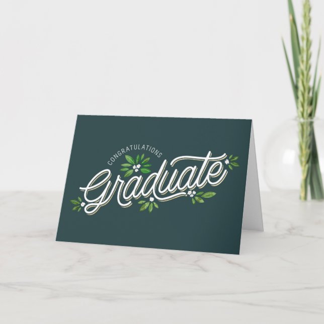 Carte de voeux Whimsy Praise Folduation Graduation (Devant)