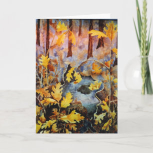 Carte de voeux "White Oak Stump" Road