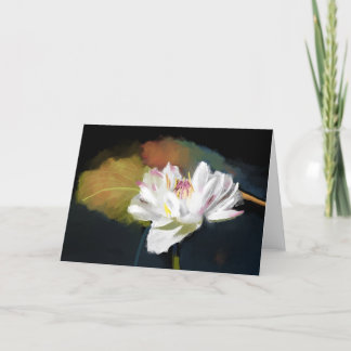 Carte de voeux White Water Lily