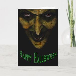 Carte de voeux Wicked Witch Halloween