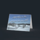 Carte de vœux Winter Wonderland<br><div class="desc">Laissez cette carte de vœux winter wonderland le dire pour vous.</div>