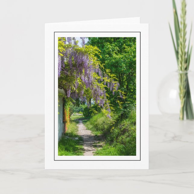 Carte de voeux Wisteria (Devant)