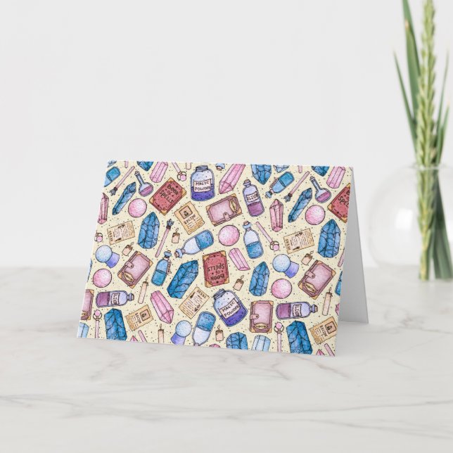 Carte de voeux Witchy Wonders (Vierge) (Devant)