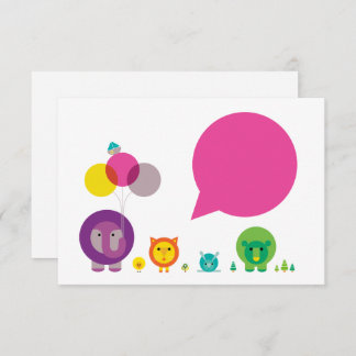 Carte de vœux Woo-Hoo! Zoo Fiesta