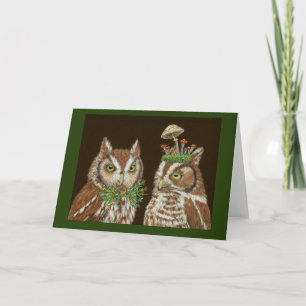 Carte de voeux Woodland Romance