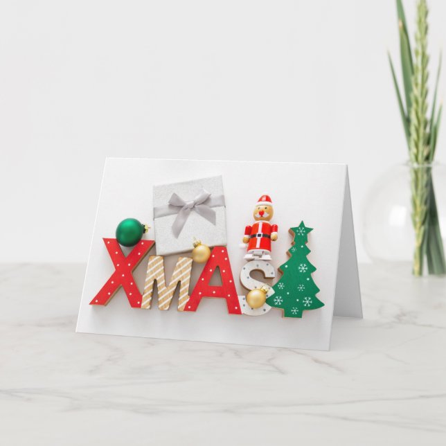 Carte de voeux Xmas design (Devant)