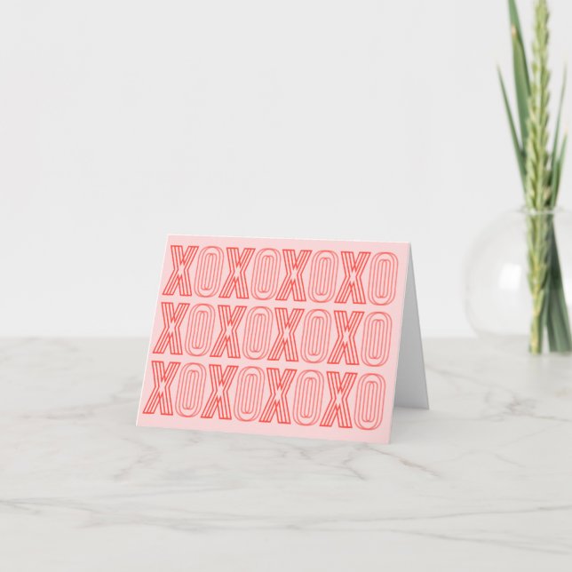 Carte de vœux XOXO (Devant)