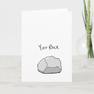 Carte de voeux "You Rock"
