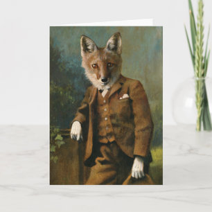 Carte de voeux Young Master Fox