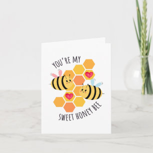 Carte de vœux You're My Sweet Honey Bee