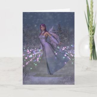 Carte de voeux Yule Fairy