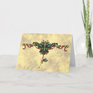 Carte de voeux "Yule Greenman"