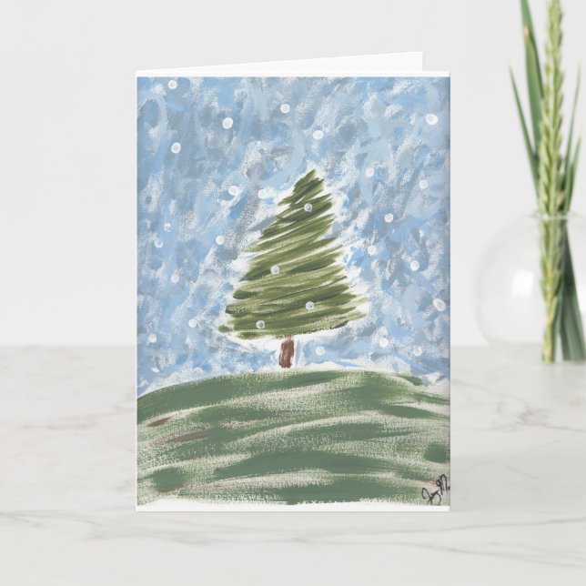 Carte de voeux Yule Tide, enveloppes blanches Std  (Devant)