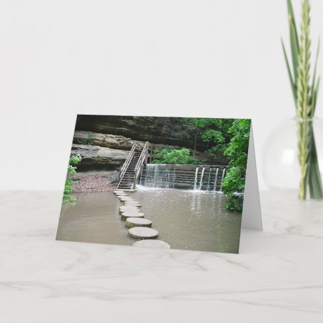 Carte de voeux Zen Walk #1 (Devant)