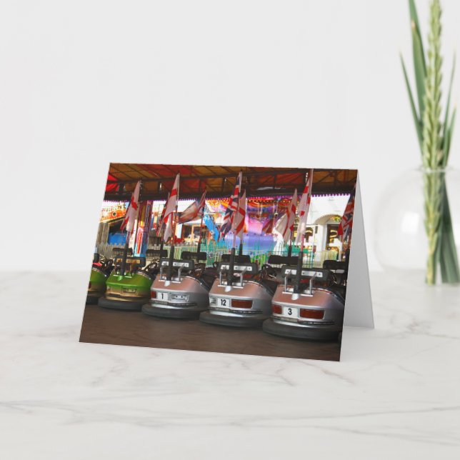 Carte de voiture pare-chocs Fairground Dodgem (Devant)